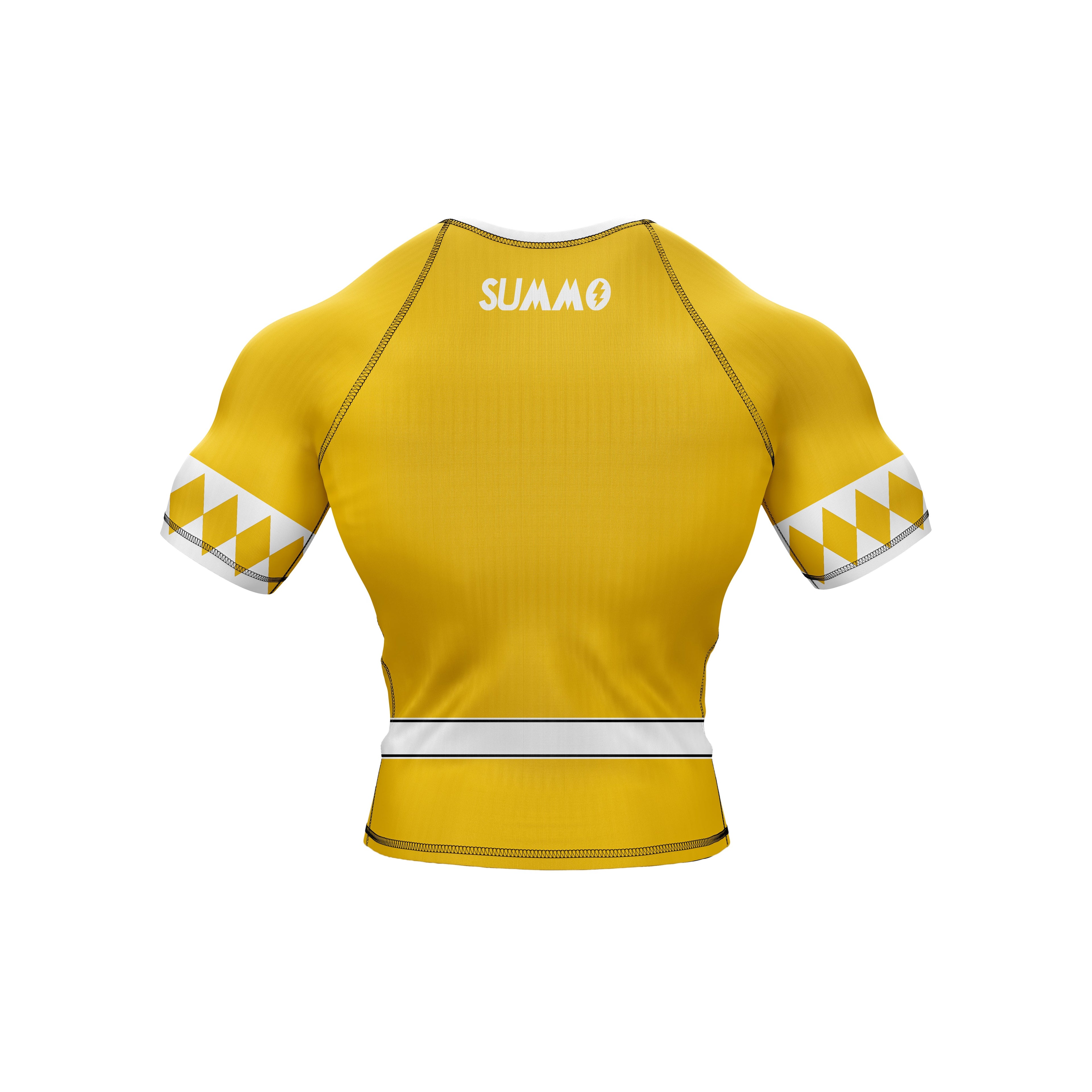 Mighty Morphin Grappler – Yellow Premium Rash Guard For Men/Women