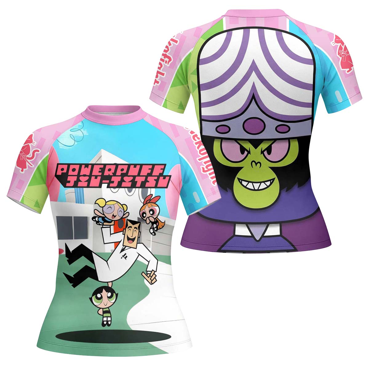 Powerpuff Girls Jiu Jitsu Rash Guard