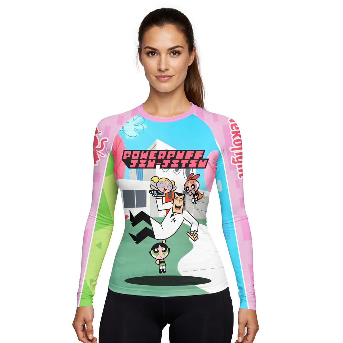 Powerpuff Girls Jiu Jitsu Rash Guard