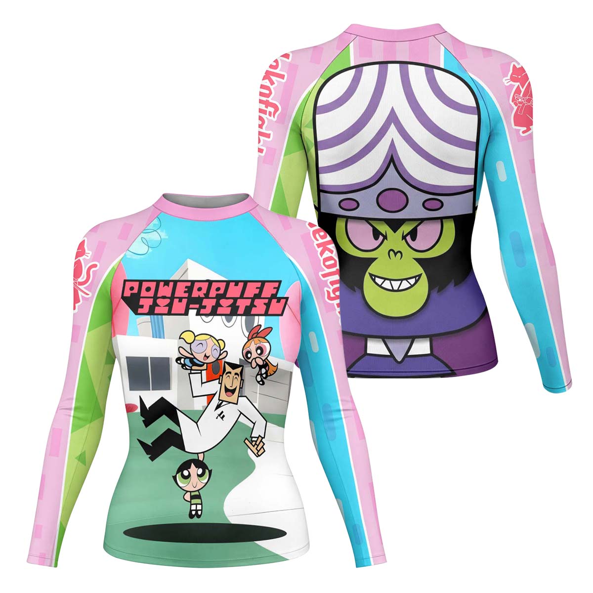 Powerpuff Girls Jiu Jitsu Rash Guard