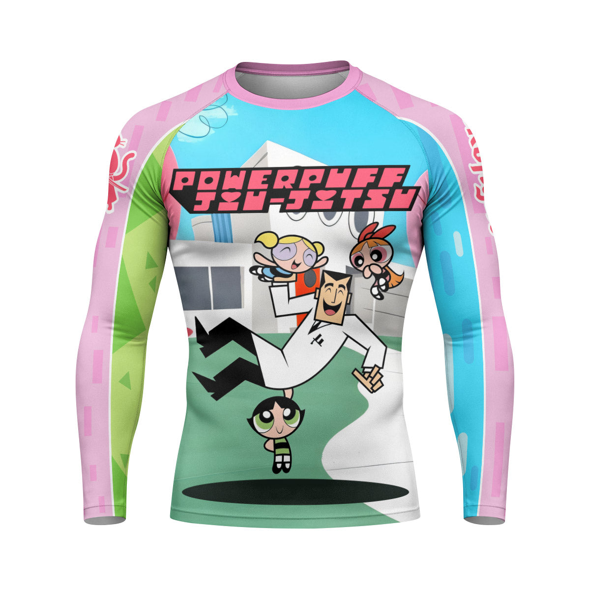 Powerpuff Girls Jiu Jitsu Rash Guard