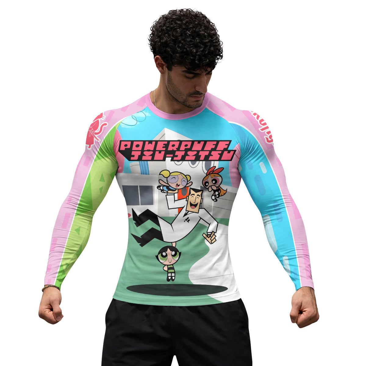 Powerpuff Girls Jiu Jitsu Rash Guard