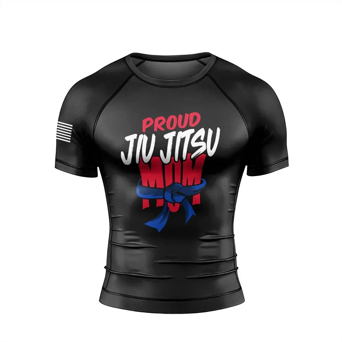 Proud Jiu-Jitsu Mom Men's Short Sleeve Rash Guard