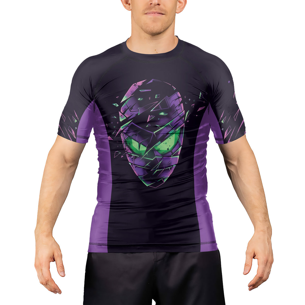 Rashninja Ninja Neon Venom Men's Short Sleeve Rash Guard