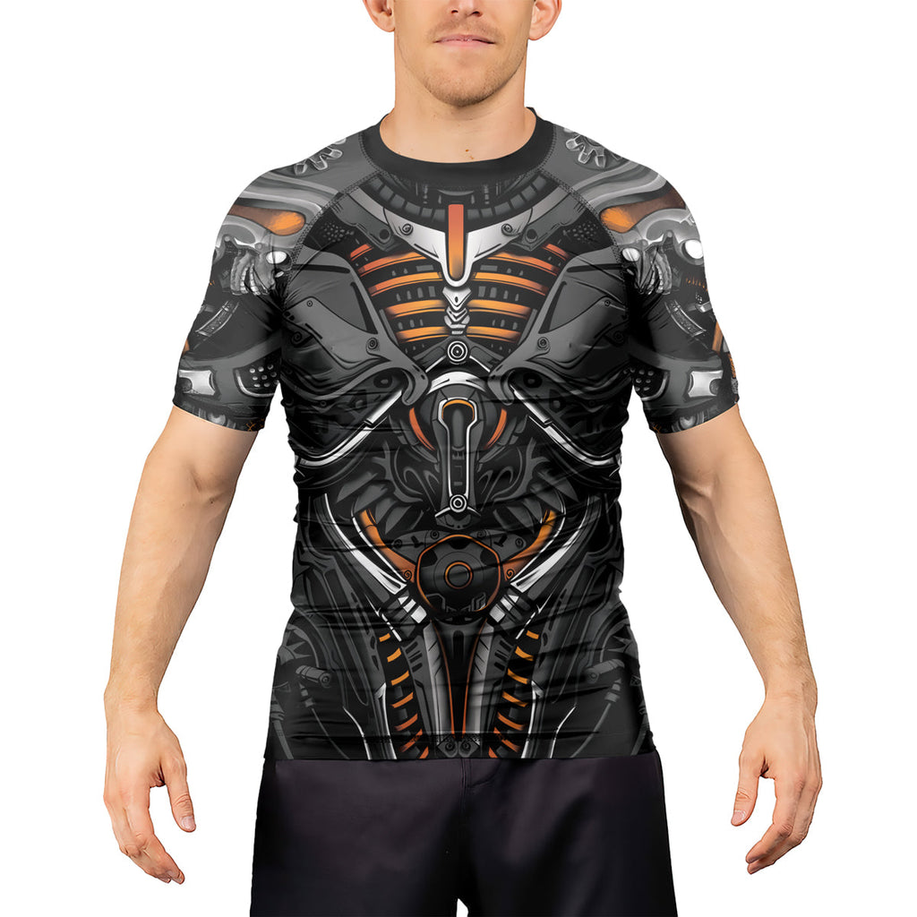 Rashninja Cyber Armor Vanguard Men's Short Sleeve Rash Guard