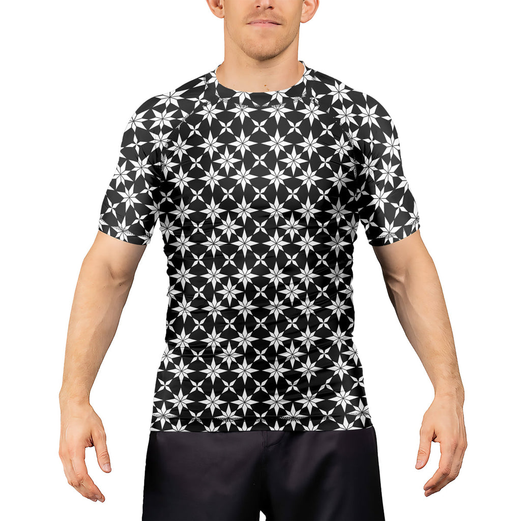Rashninja Camouflage White Fusion Men's Long Sleeve Rash Guard