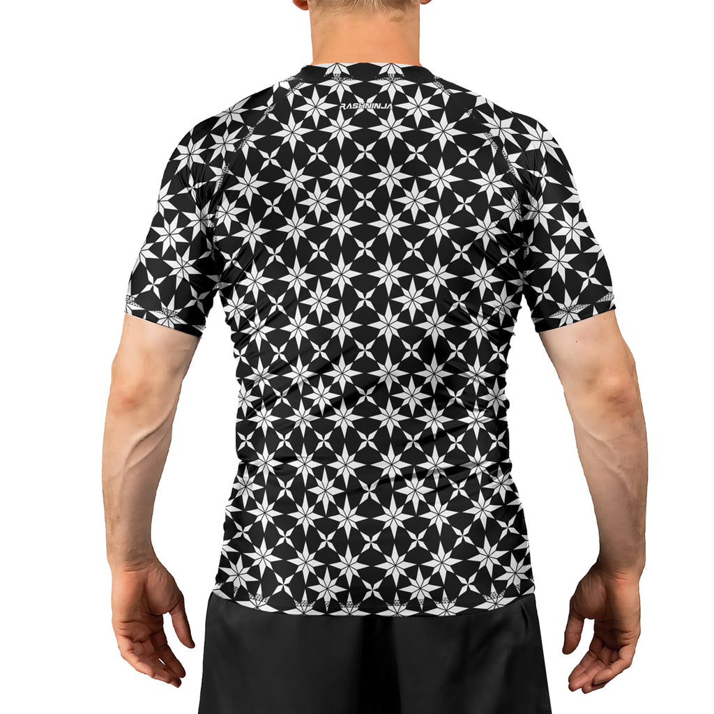Rashninja Camouflage White Fusion Men's Long Sleeve Rash Guard