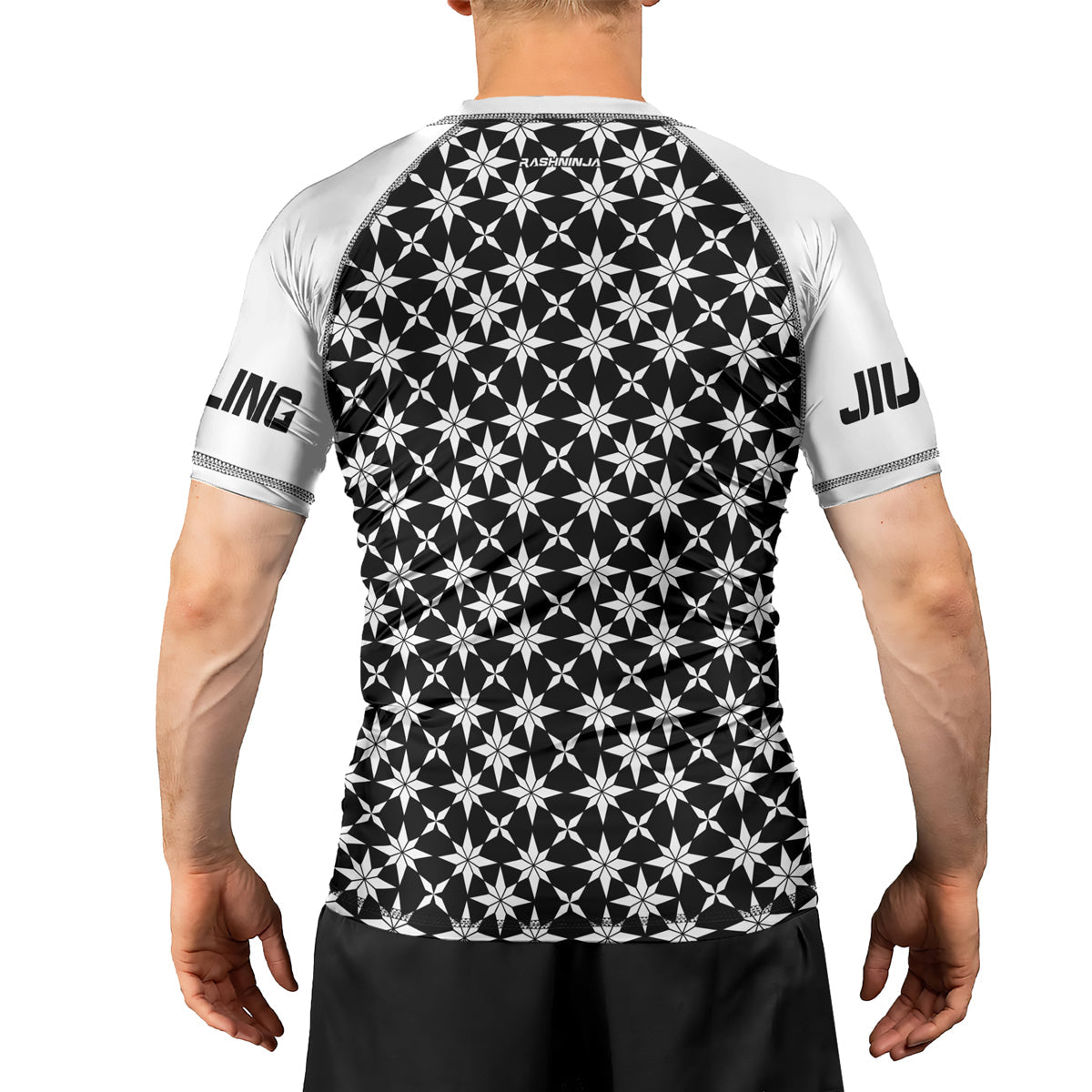 Rashninja Camouflage White Fusion Men's Long Sleeve Rash Guard