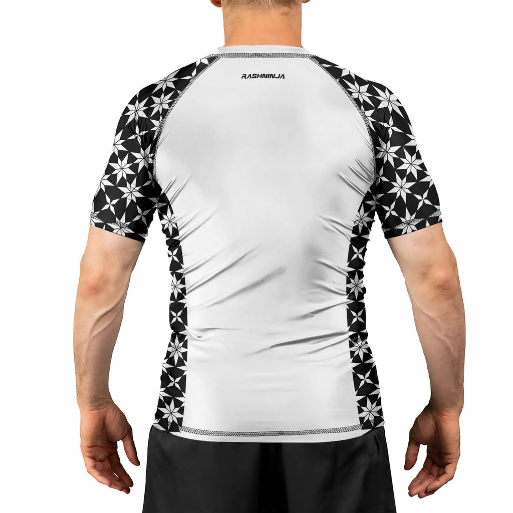 Rashninja Camouflage White Fusion Men's Long Sleeve Rash Guard