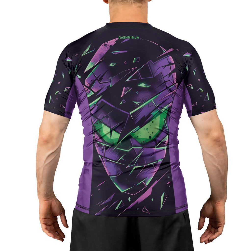 Rashninja Ninja Neon Venom Men's Short Sleeve Rash Guard