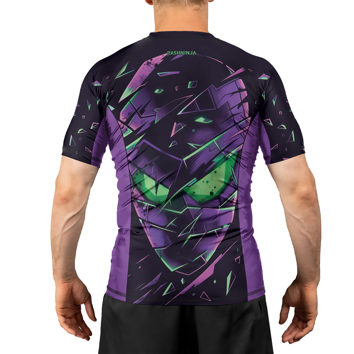 Rashninja Ninja Neon Venom Men's Short Sleeve Rash Guard