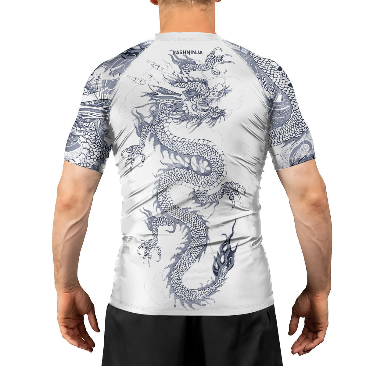 Rashninja Dragon Ember Reign Men's Short Sleeve Rash Guard
