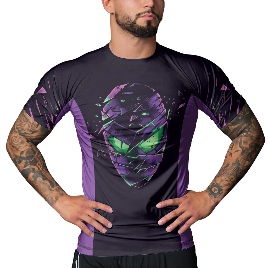 Rashninja Ninja Neon Venom Men's Short Sleeve Rash Guard
