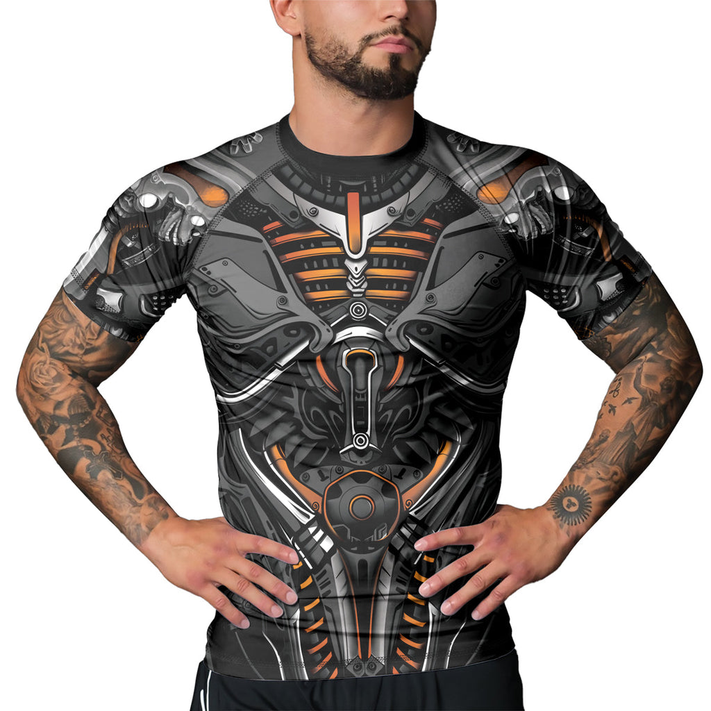Rashninja Cyber Armor Vanguard Men's Short Sleeve Rash Guard