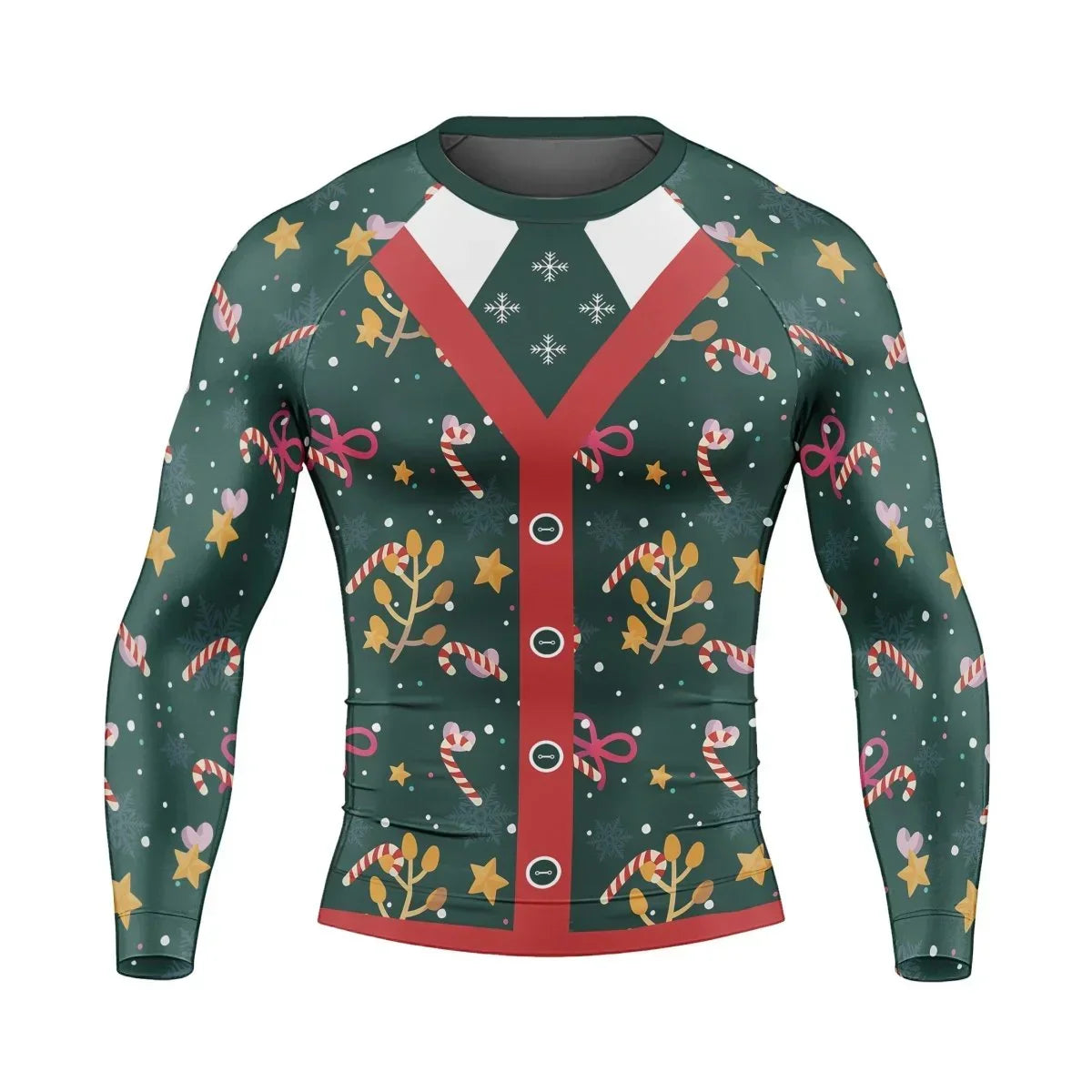 Merry Xmas Long Sleeve Rash Guard