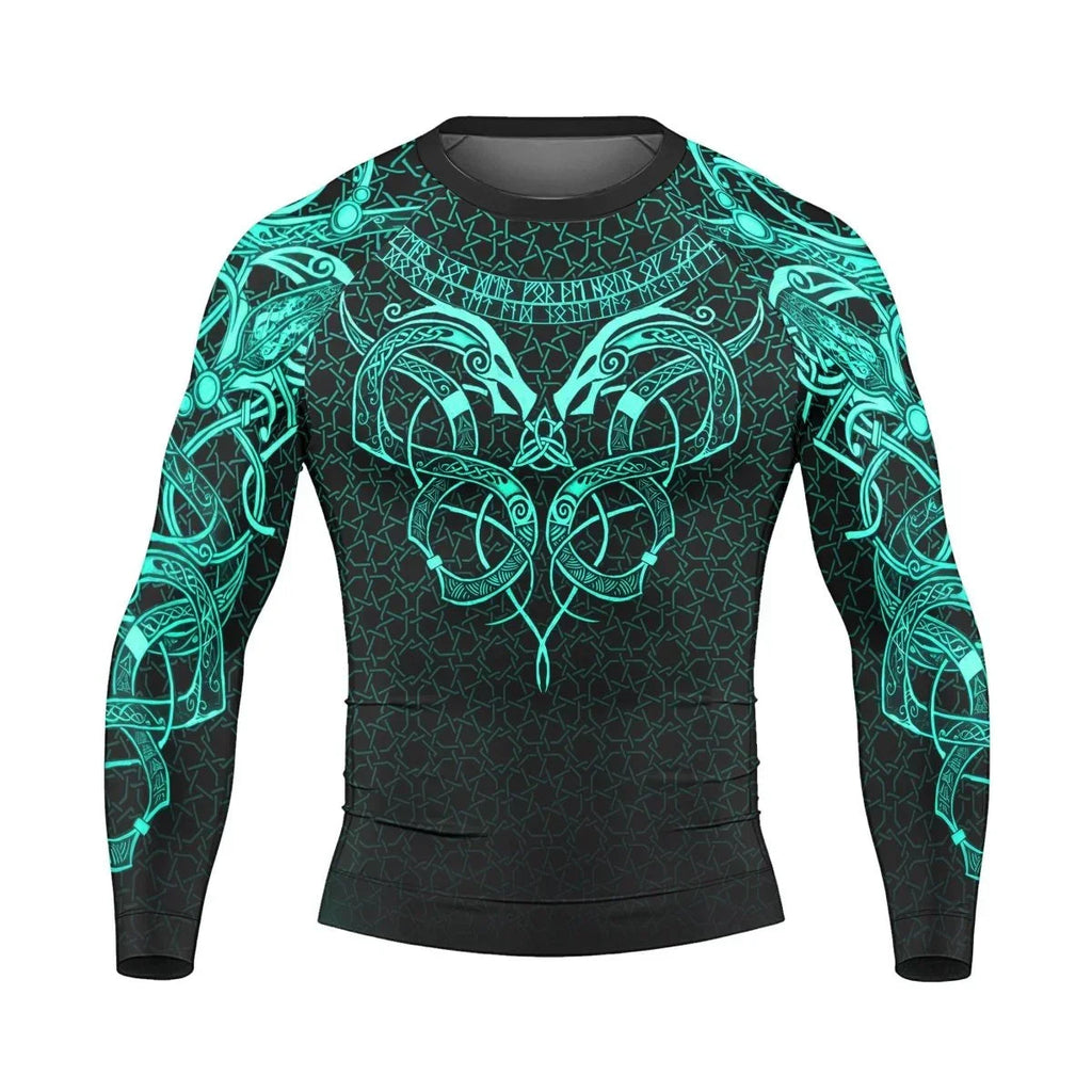 Viking Jormungandr Long Sleeve Rash Guard