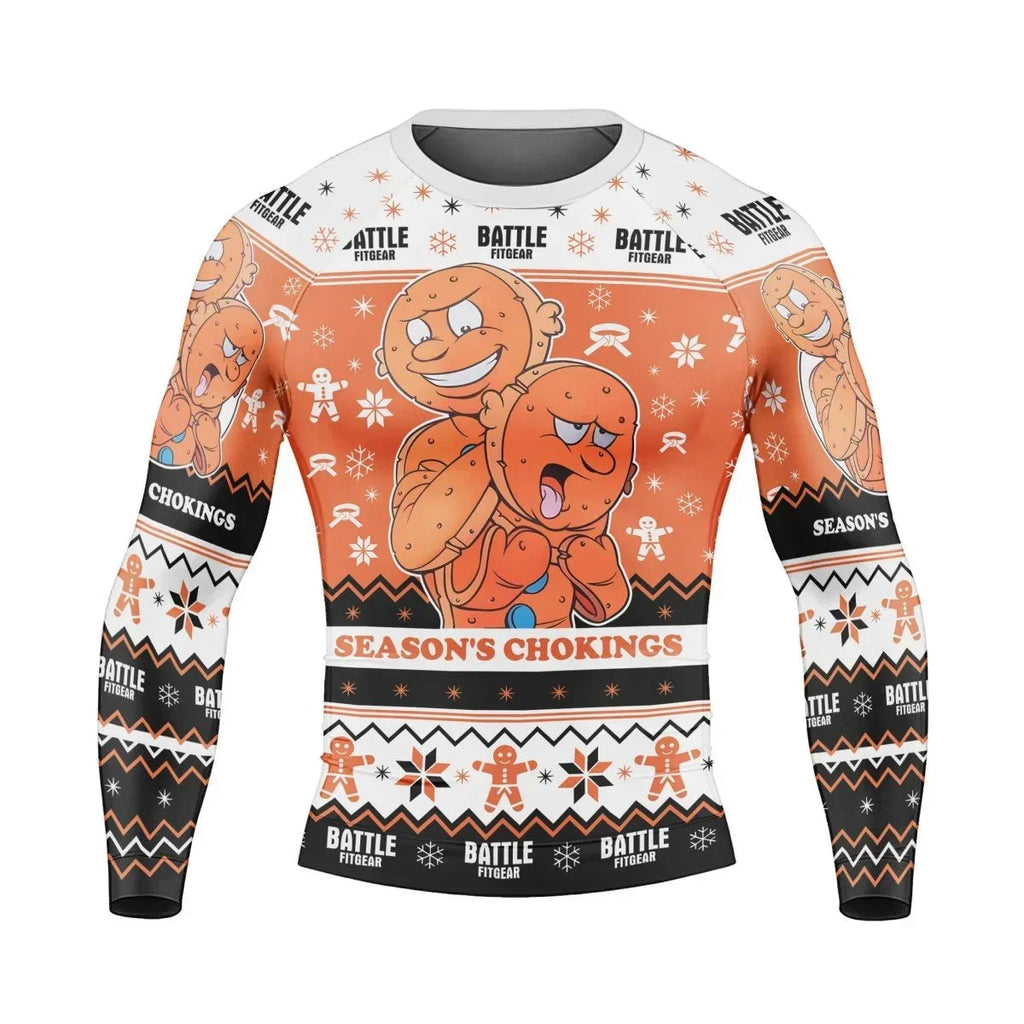 Season's Chokings Long Sleeve Rash Guard