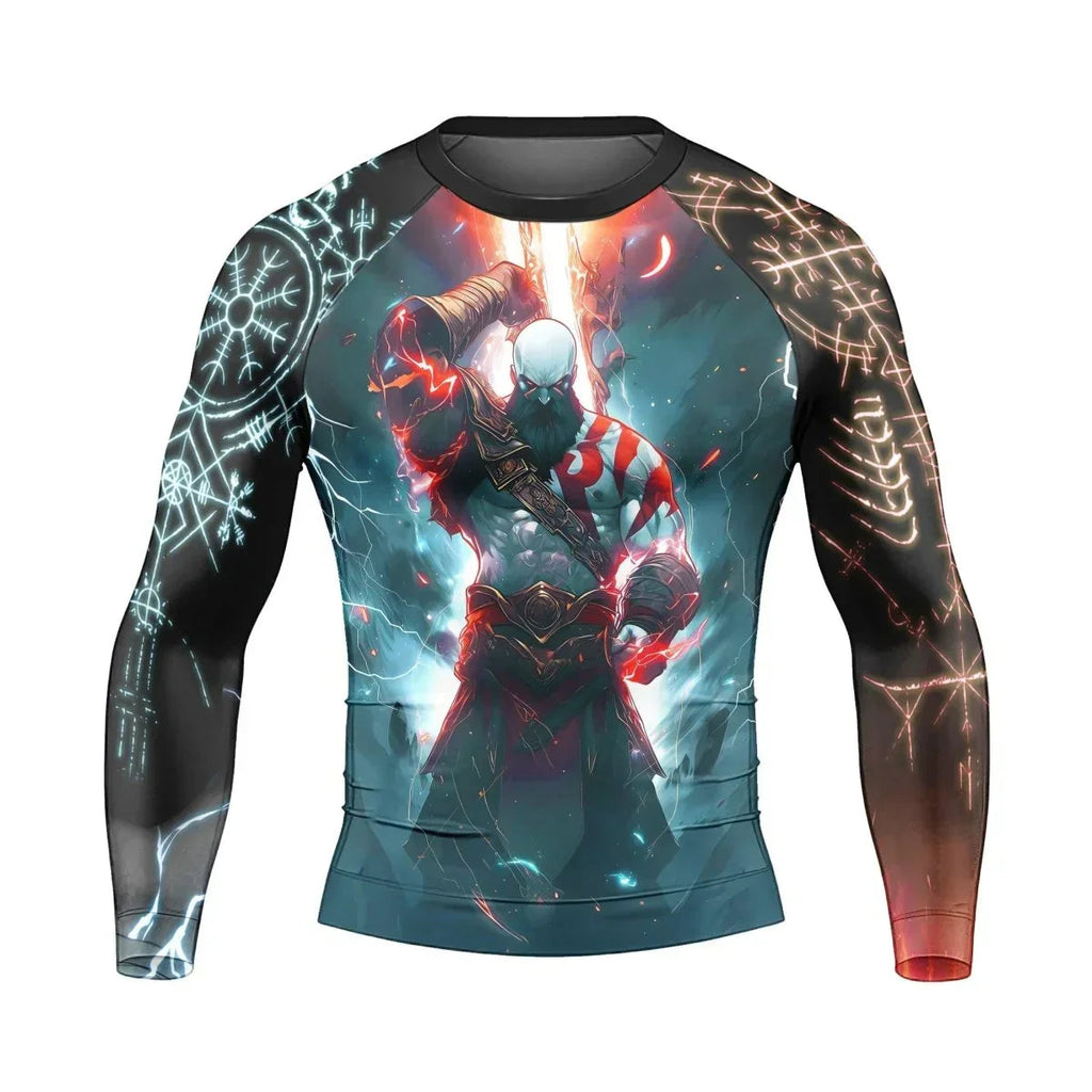 God Of War Long Sleeve Rash Guard