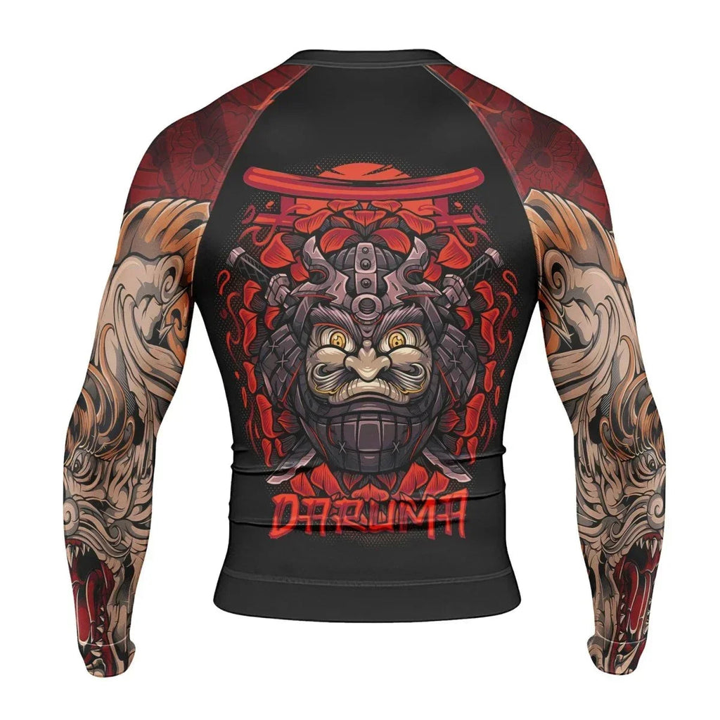 Japanese Daruma Long Sleeve Rash Guard