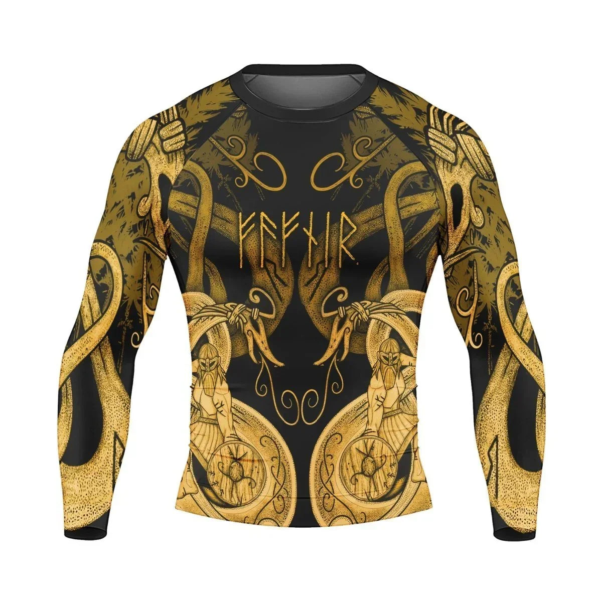 Thor Son Of Odin Men's Long Sleeve Rash Guard