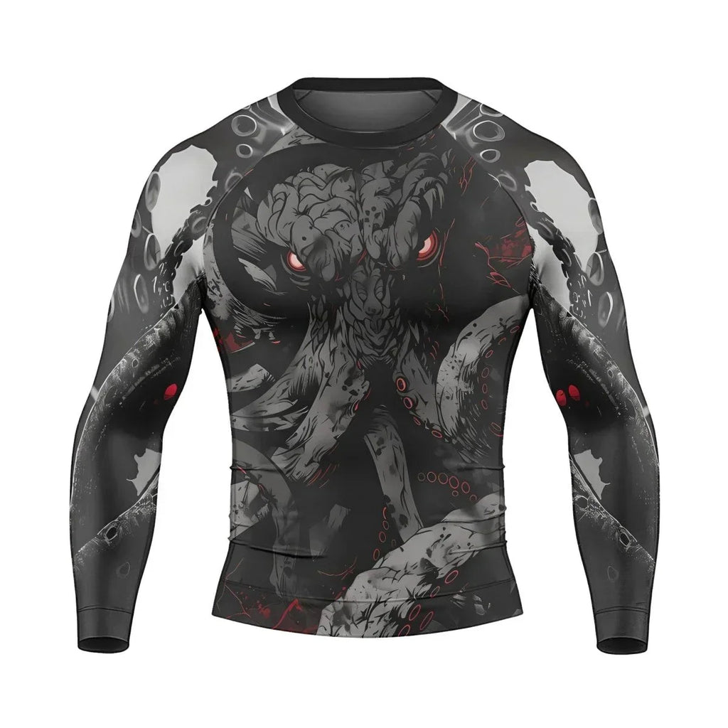 Darkness Cthulhu Men's Long Sleeve Rash Guard