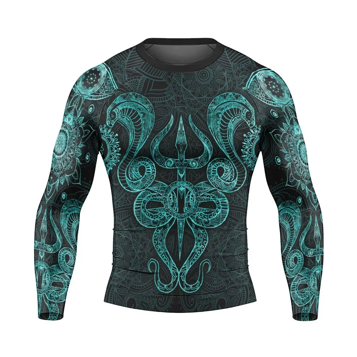 Snake King Vasuki Men's Long Sleeve Rash Guard