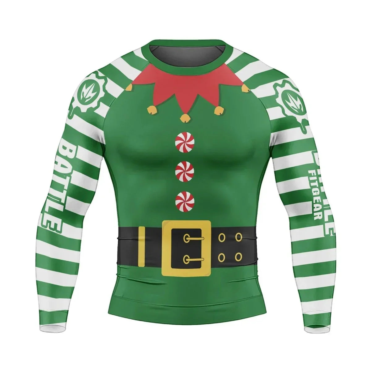 Santa's Elf Long Sleeve Rash Guard