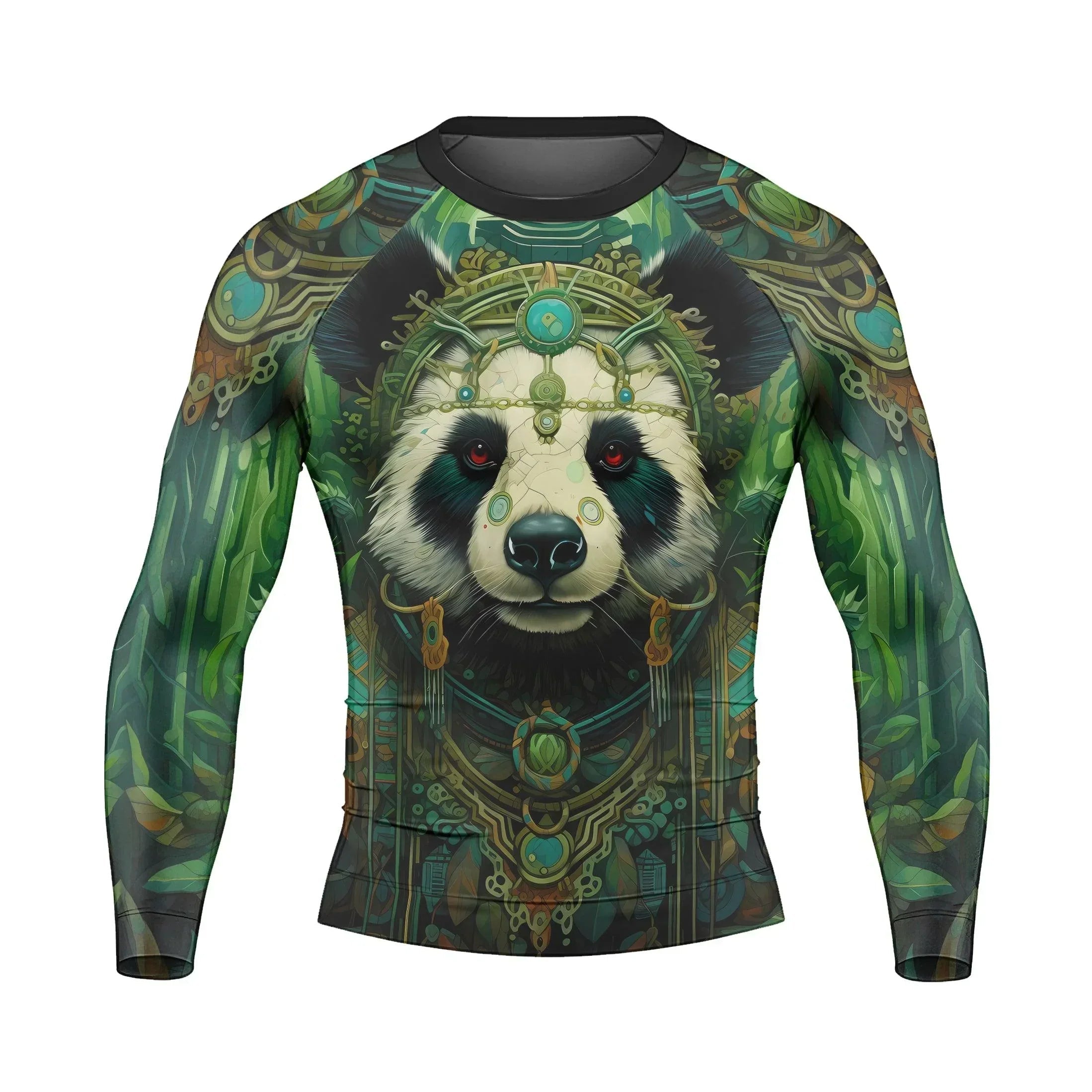 Native Panda Men's Long Sleeve Rash Guard
