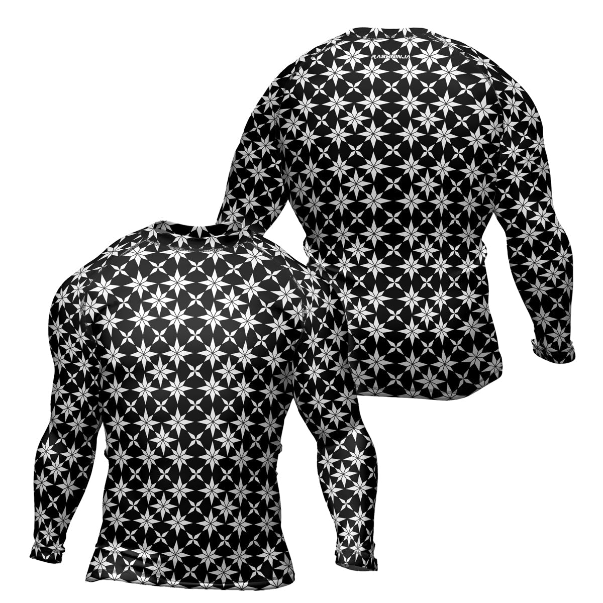 Rashninja Camouflage White Fusion Men's Long Sleeve Rash Guard