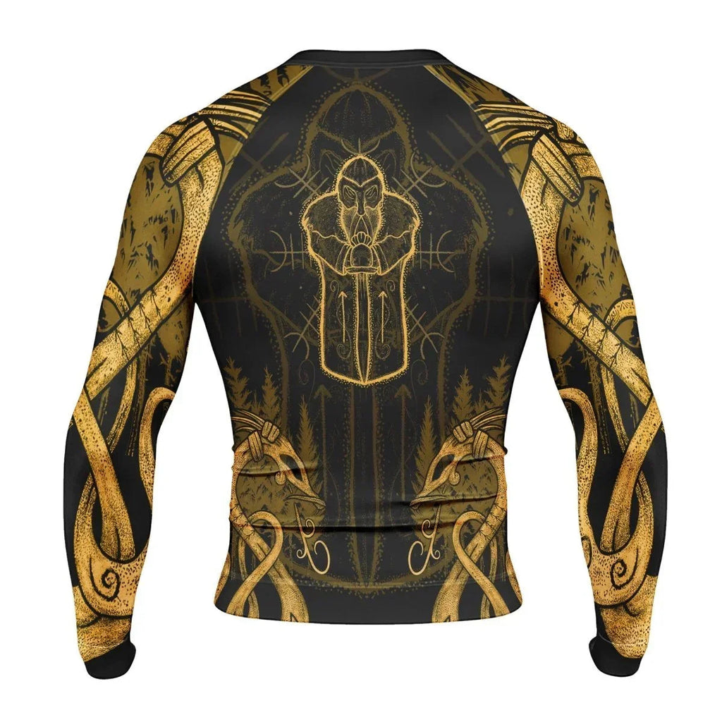 Thor Son Of Odin Men's Long Sleeve Rash Guard