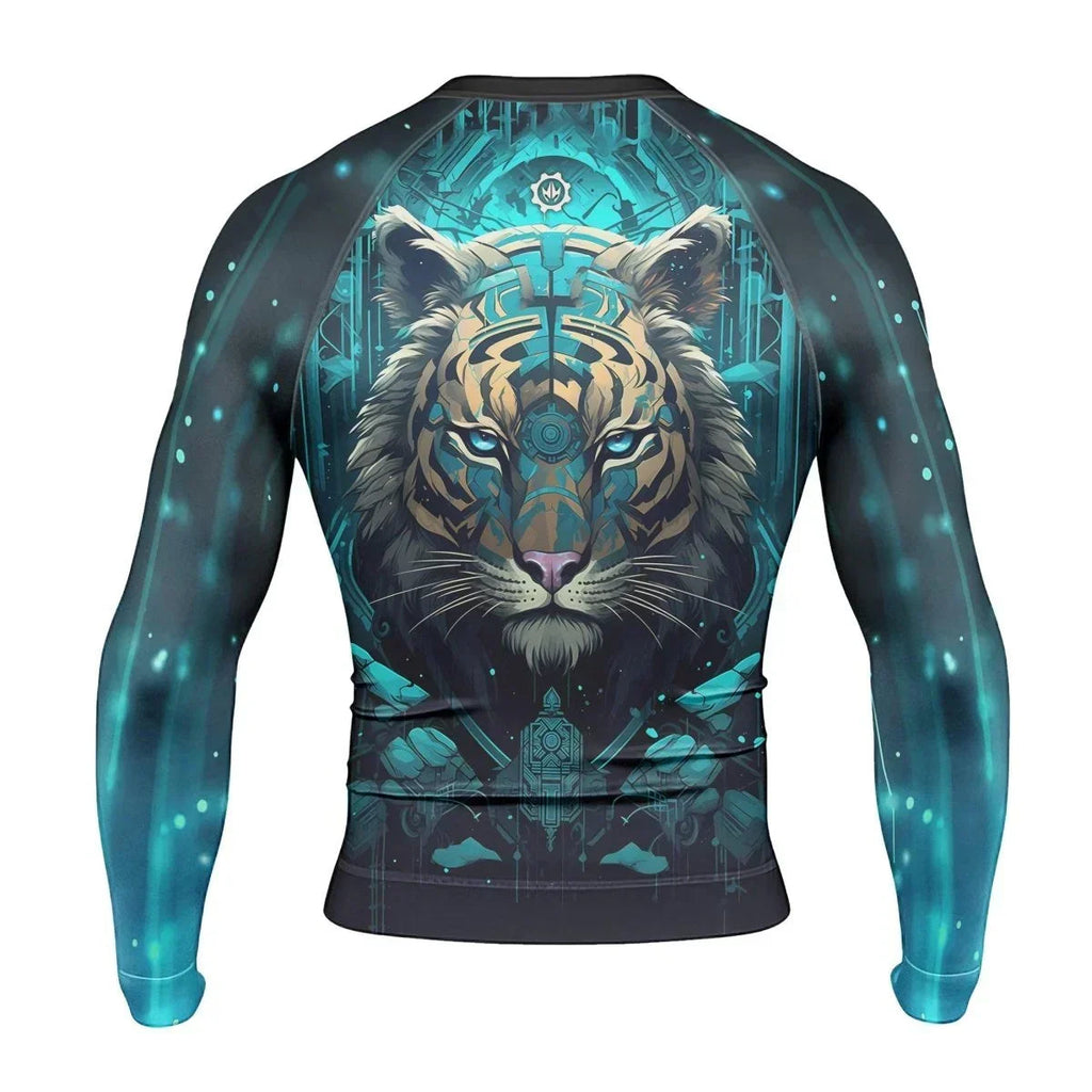 Tiger Light Men's Long Sleeve Rash Guard