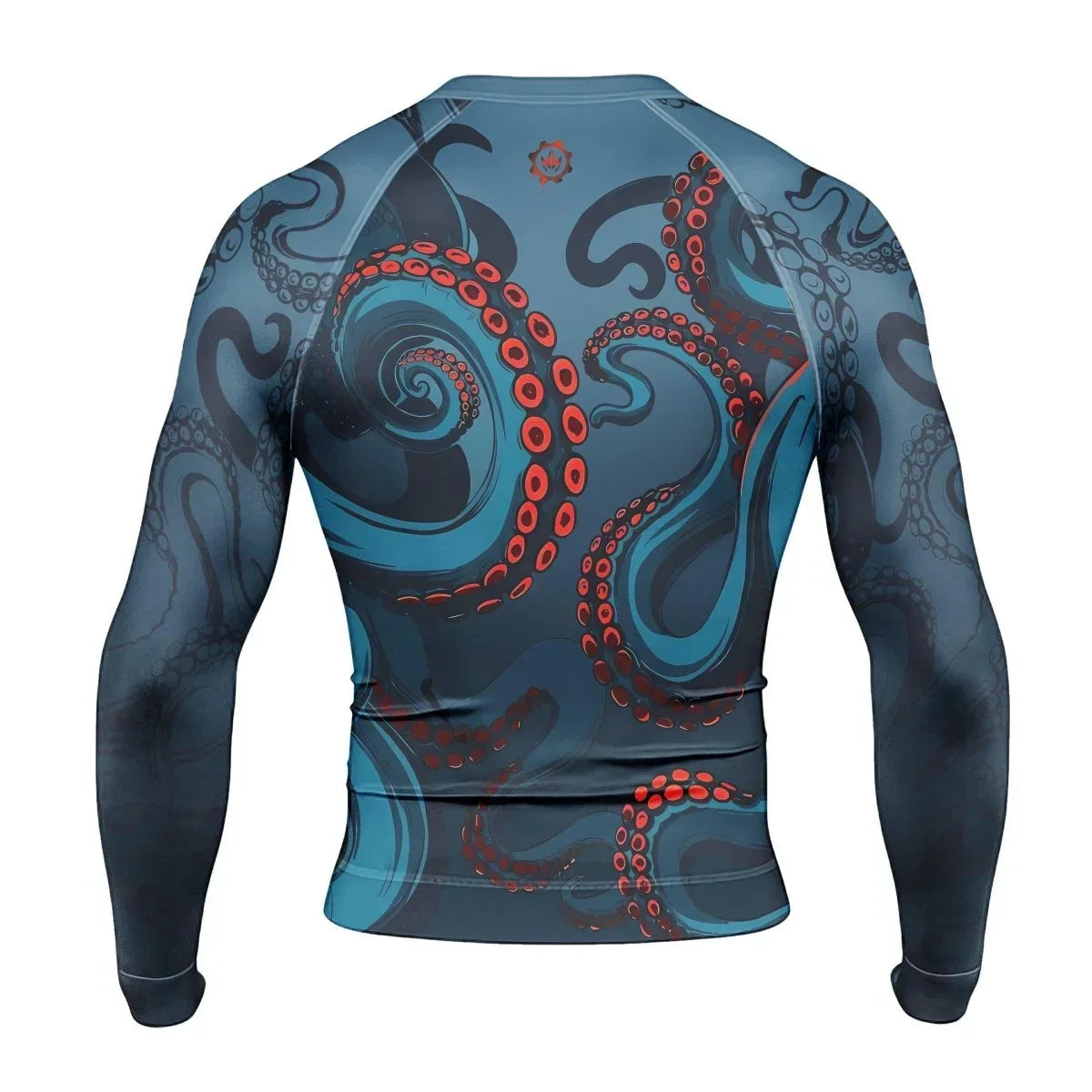 Dark Sea Octopus Men's Long Sleeve Rash Guard