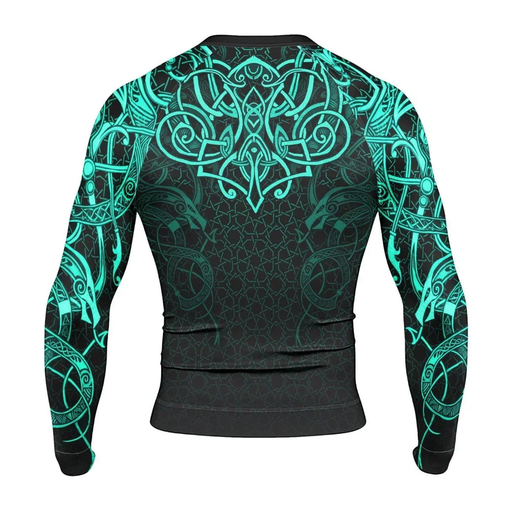Viking Jormungandr Long Sleeve Rash Guard