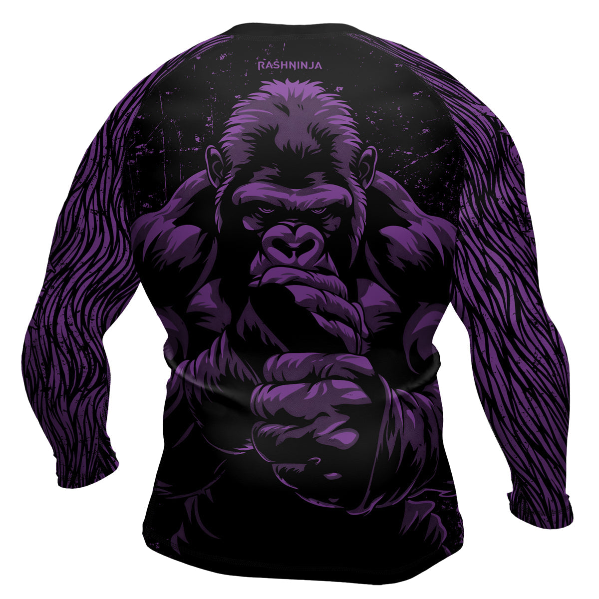 Rashninja Gorilla Jungle King Men's Long Sleeve Rash Guard