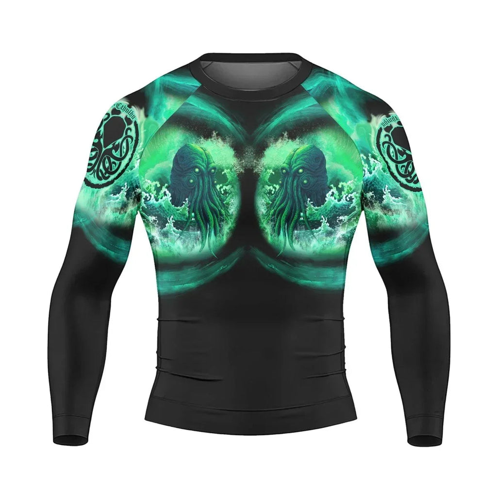 King Of DarkSea Cthulhu Long Sleeve Rash Guard