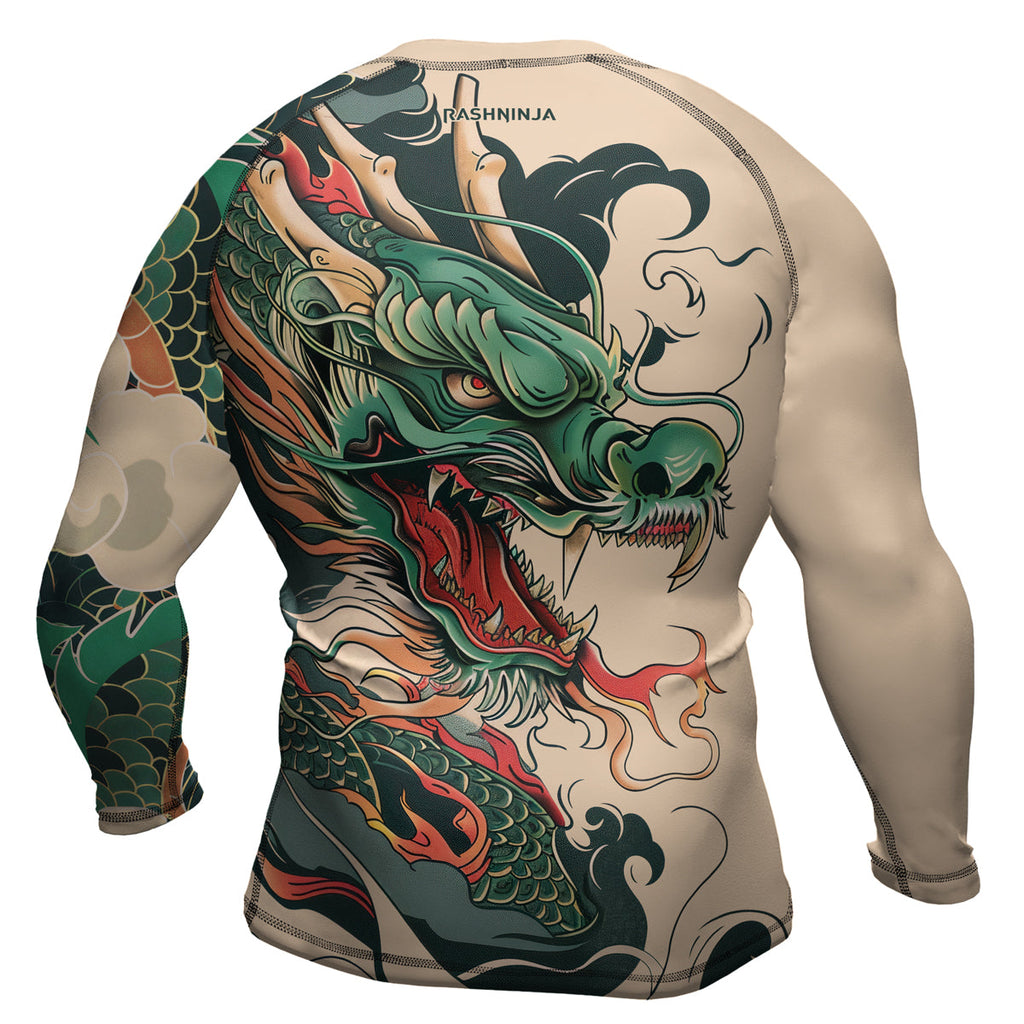 Rashninja Dragon Ascent Glory Men's Long Sleeve Rash Guard