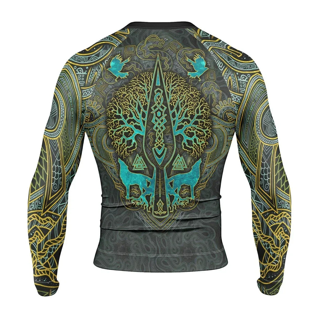 Viking Wildlife Natural Long Sleeve Rash Guard