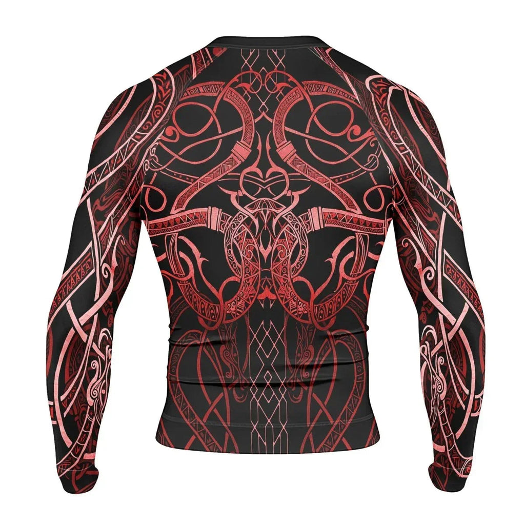 Viking Dragon Long Sleeve Rash Guard