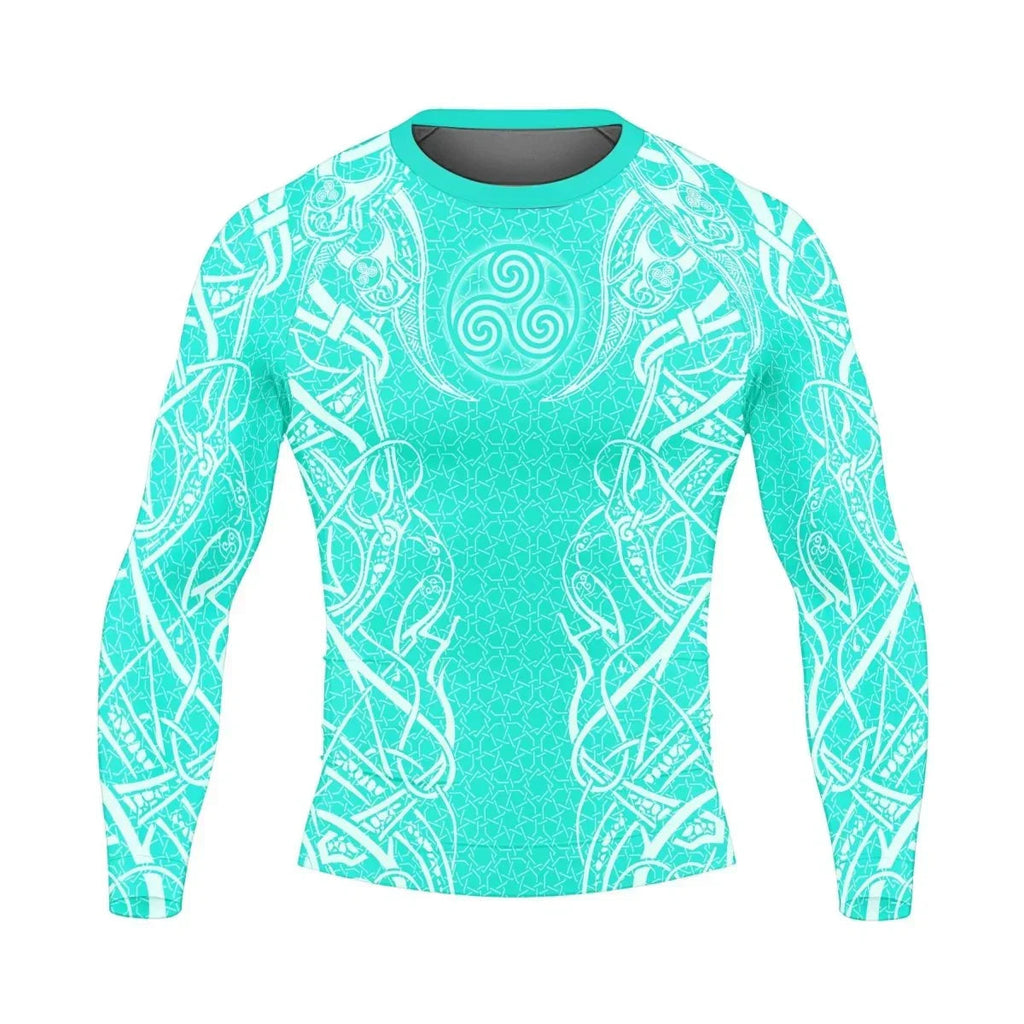 Fenrir Mount Of Odin Long Sleeve Rash Guard
