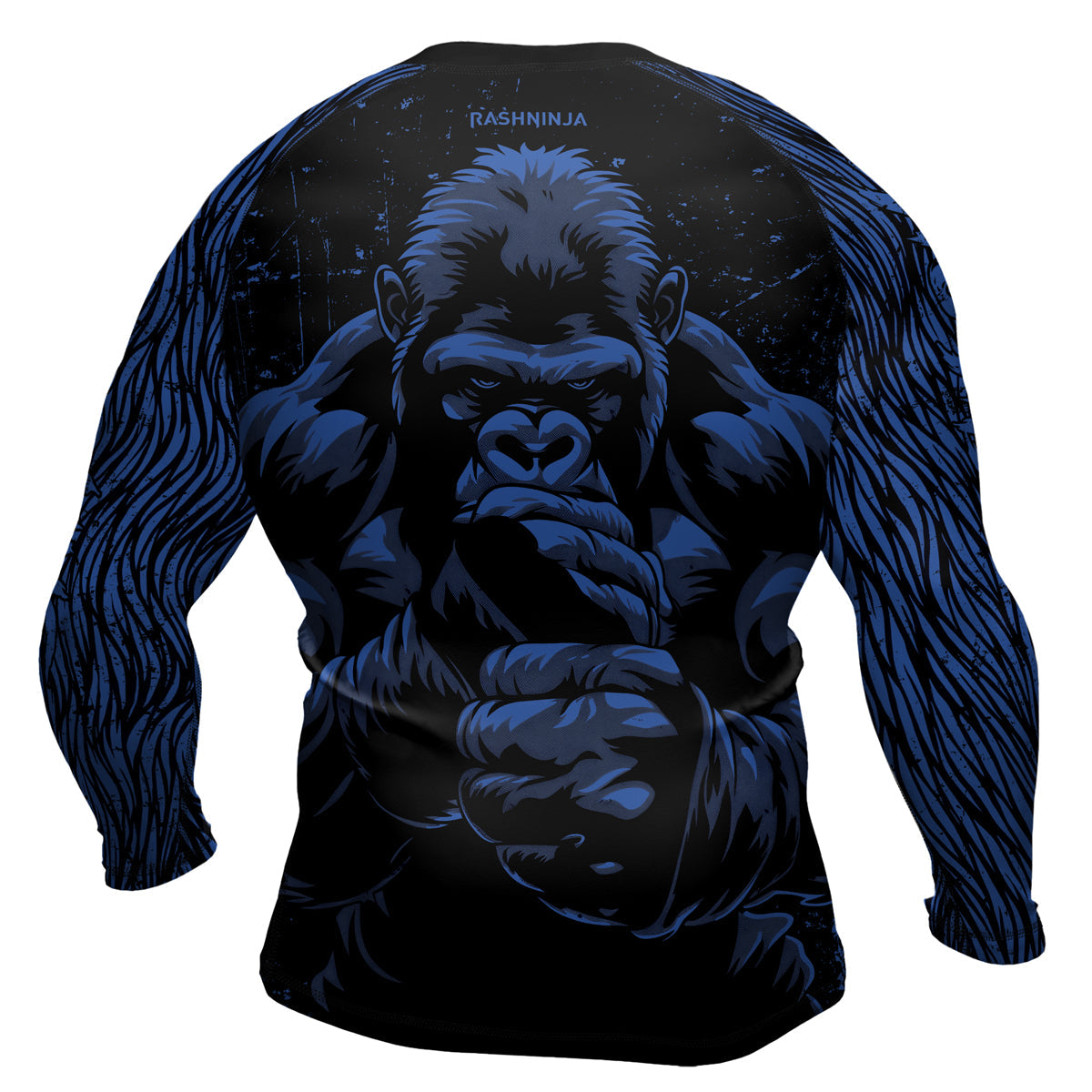Rashninja Gorilla Jungle King Men's Long Sleeve Rash Guard
