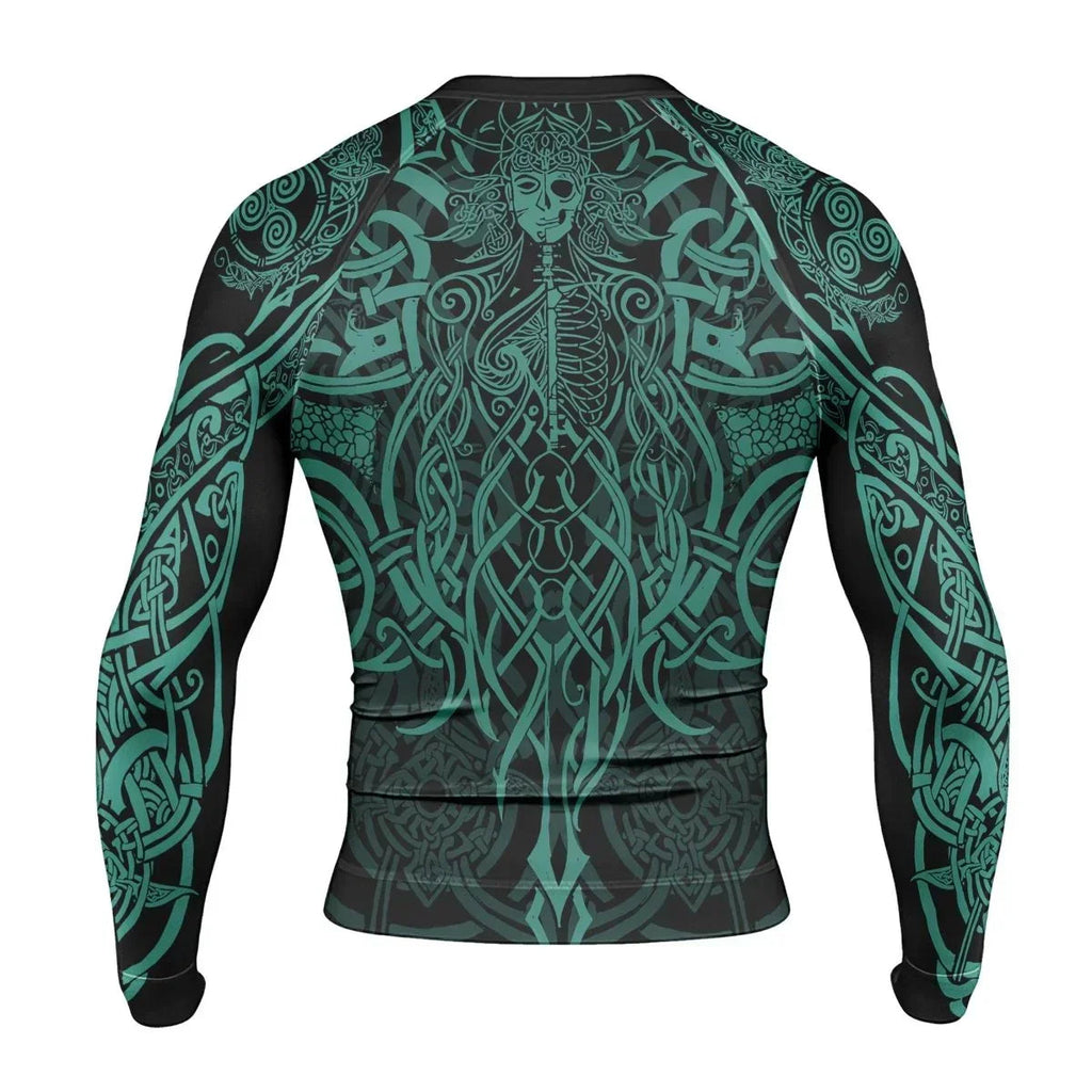 Viking Rune Celtic Men's Long Sleeve Rash Guard