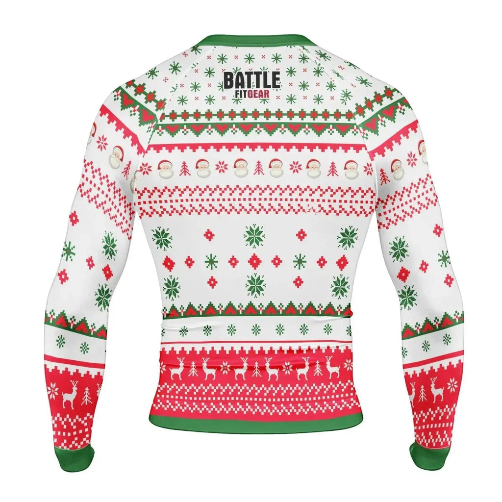 Merry Jitsmas Men's Long Sleeve Rash Guard