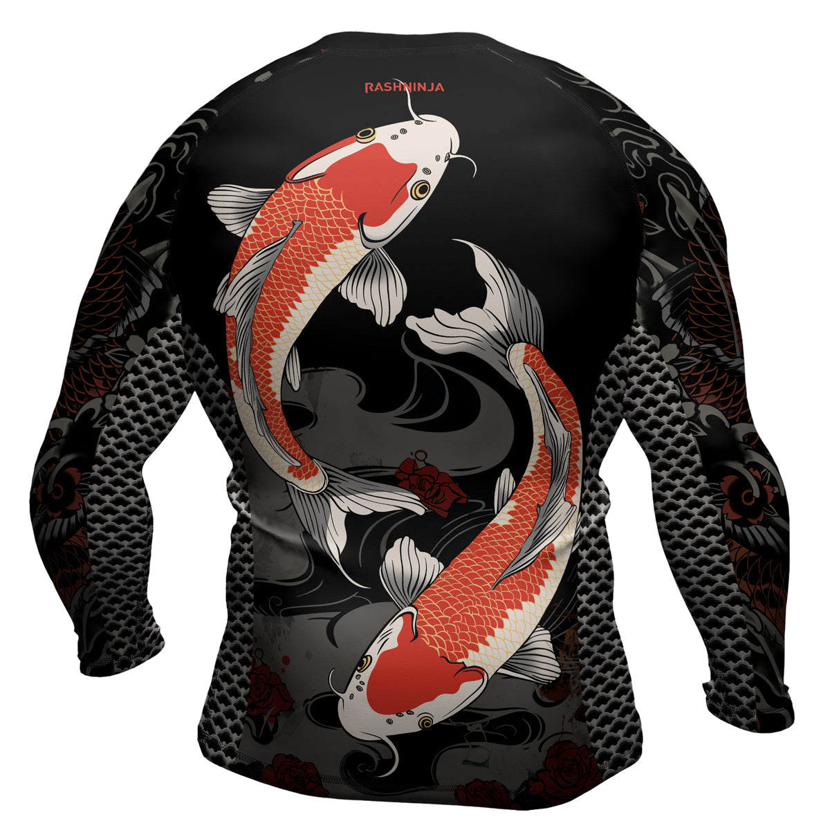 Rashninja Samurai Koi Legacy Men's Long Sleeve Rash Guard