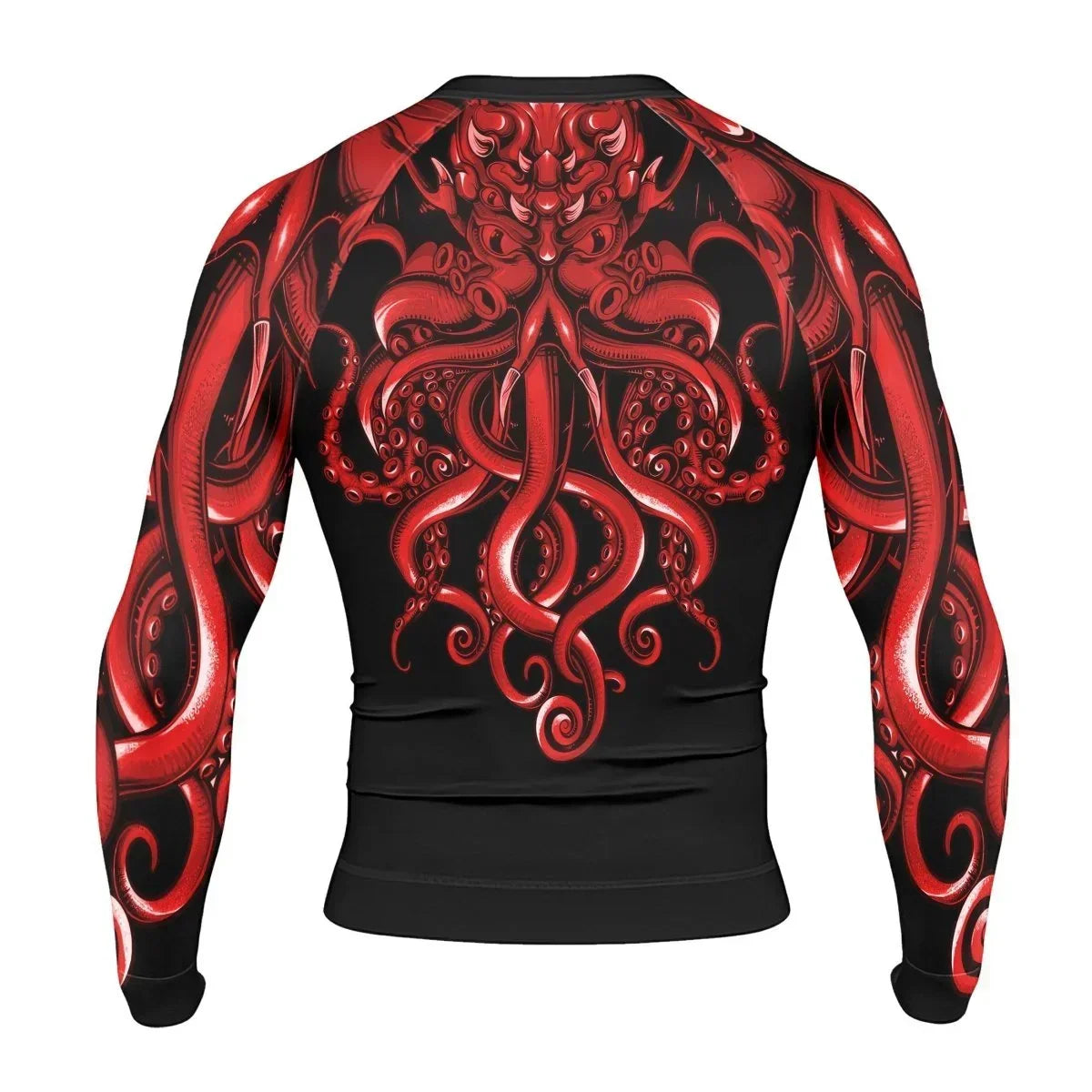 The Call Of Cthulhu RED Long Sleeve Rash Guard