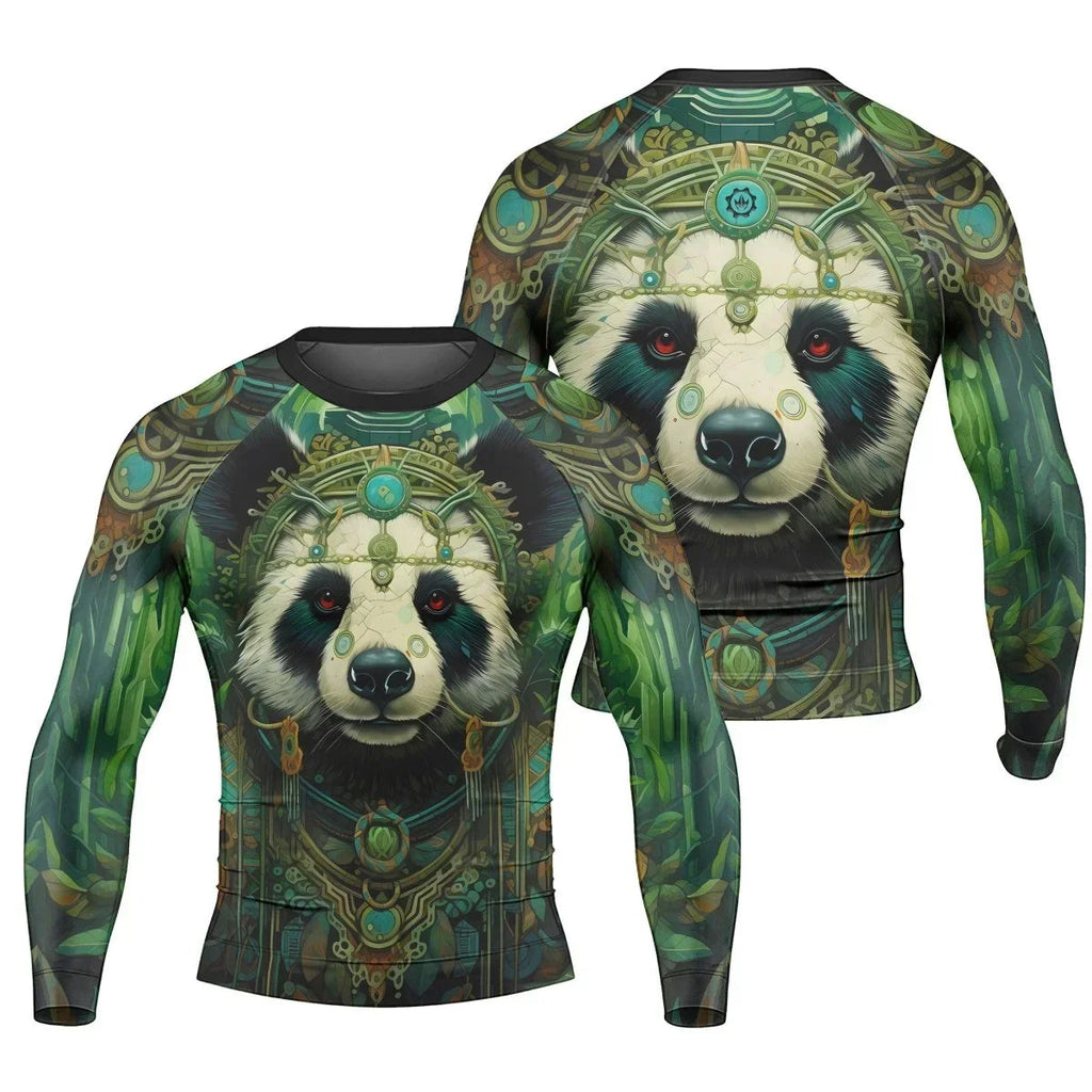 Native Panda Men's Long Sleeve Rash Guard