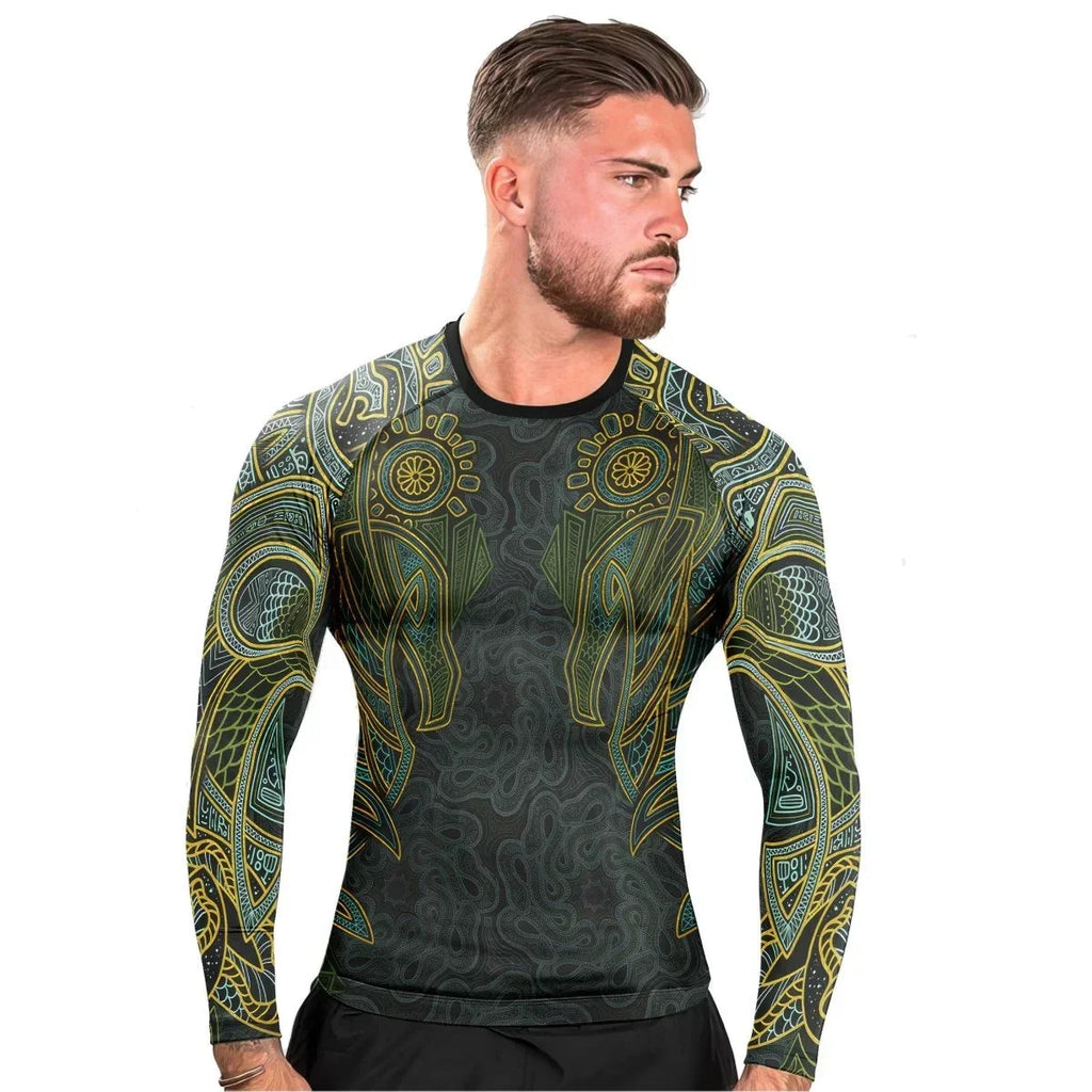 Viking Wildlife Natural Long Sleeve Rash Guard