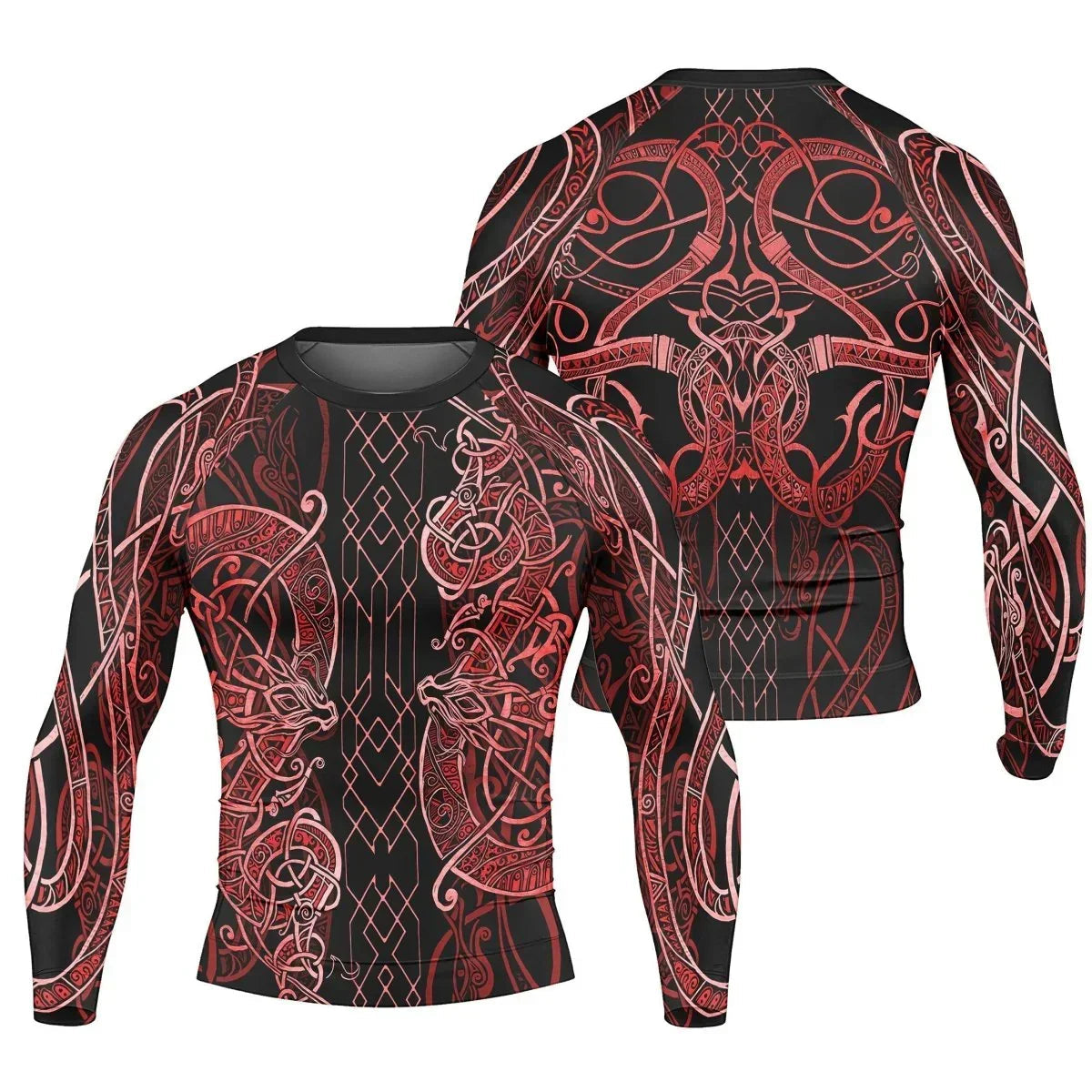 Viking Dragon Long Sleeve Rash Guard