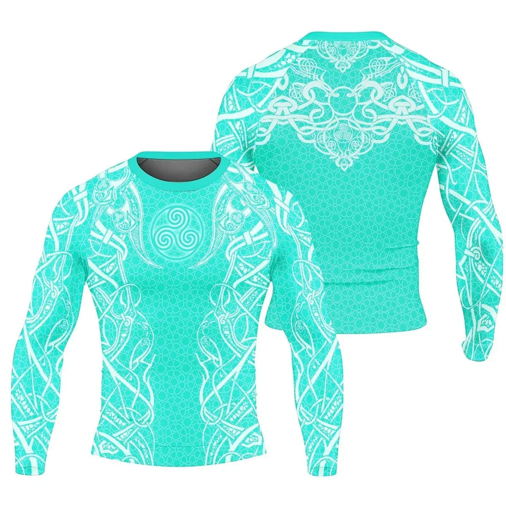 Fenrir Mount Of Odin Long Sleeve Rash Guard