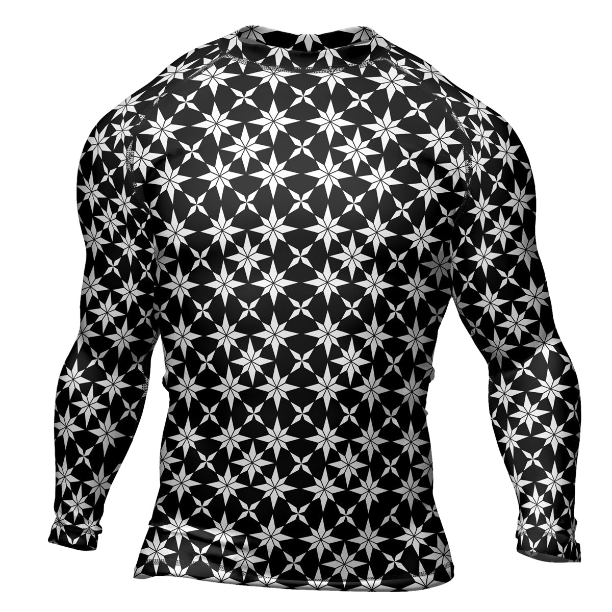 Rashninja Camouflage White Fusion Men's Long Sleeve Rash Guard