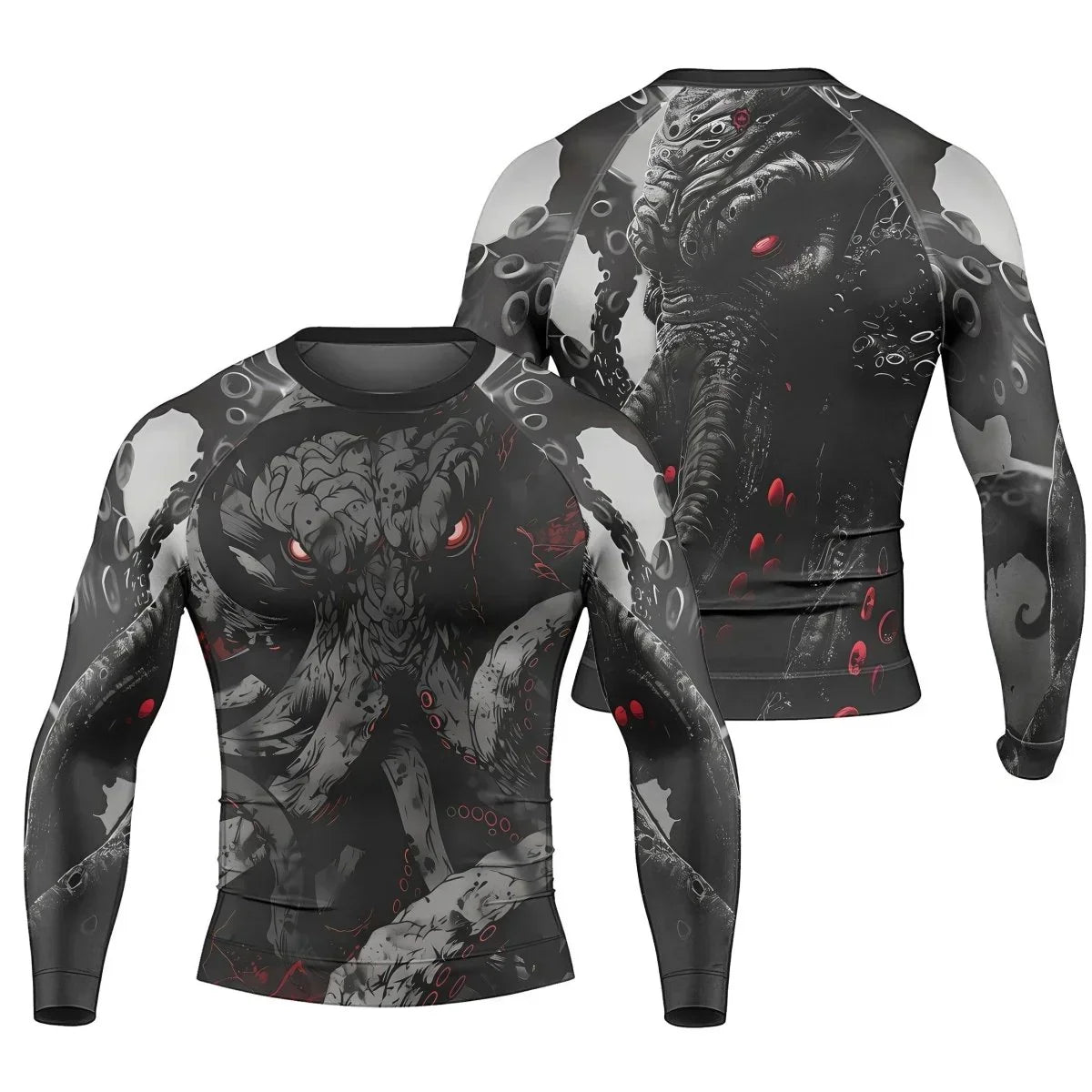 Darkness Cthulhu Men's Long Sleeve Rash Guard